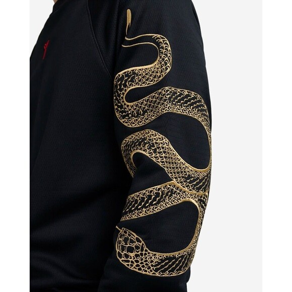 Nike Kobe Year of the Mamba Fleece Crewneck Sweatshirt Sz Large Black HQ4697-010 - Picture 3 of 10